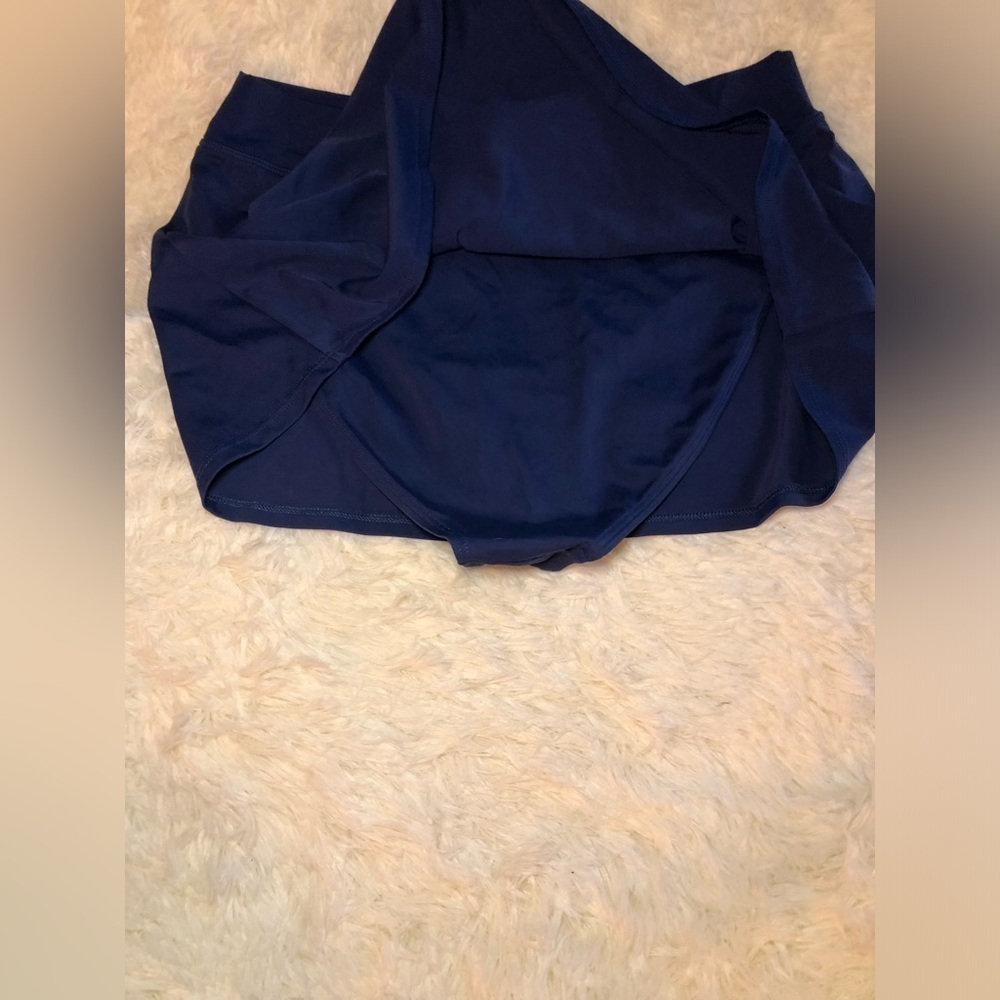 VENUS Blue Swim Skorts with Flared Skirt Overlay sizes 8 16 and 10 NWOT - Picture 11 of 13
